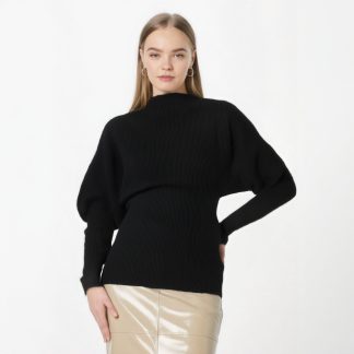 Knitwear Women's autumn/winter casual commuter diagonal neck long-sleeved pullover sweater