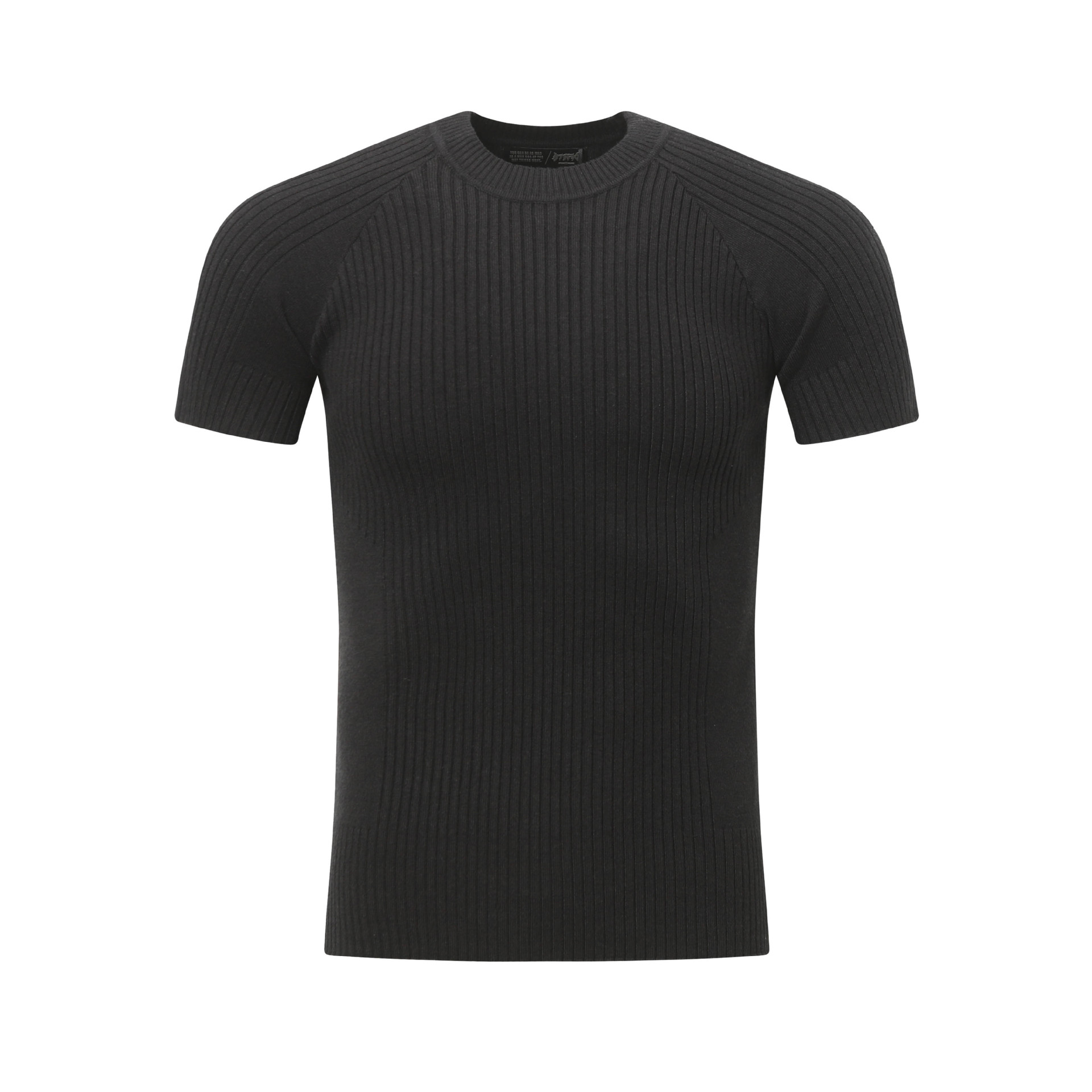 Solid color slim fit T-shirt for men - Image 9