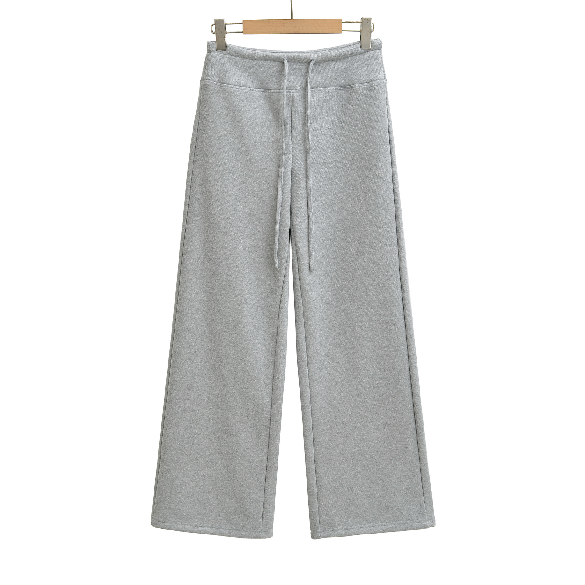 Plush loose straight leg wide leg pants - Image 2