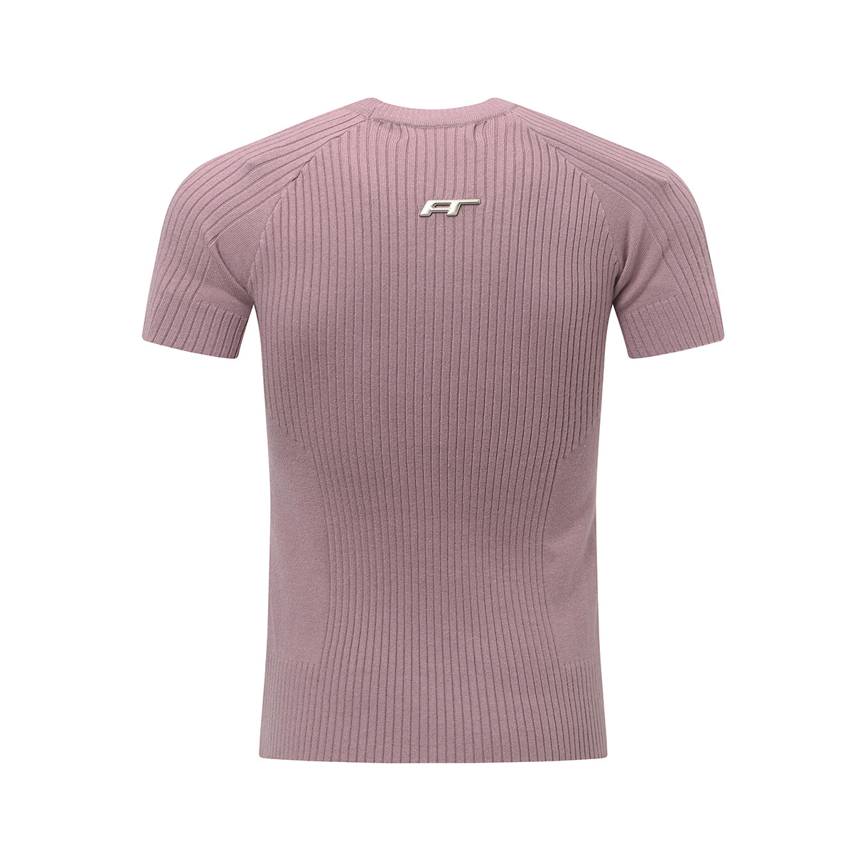 Solid color slim fit T-shirt for men - Image 2
