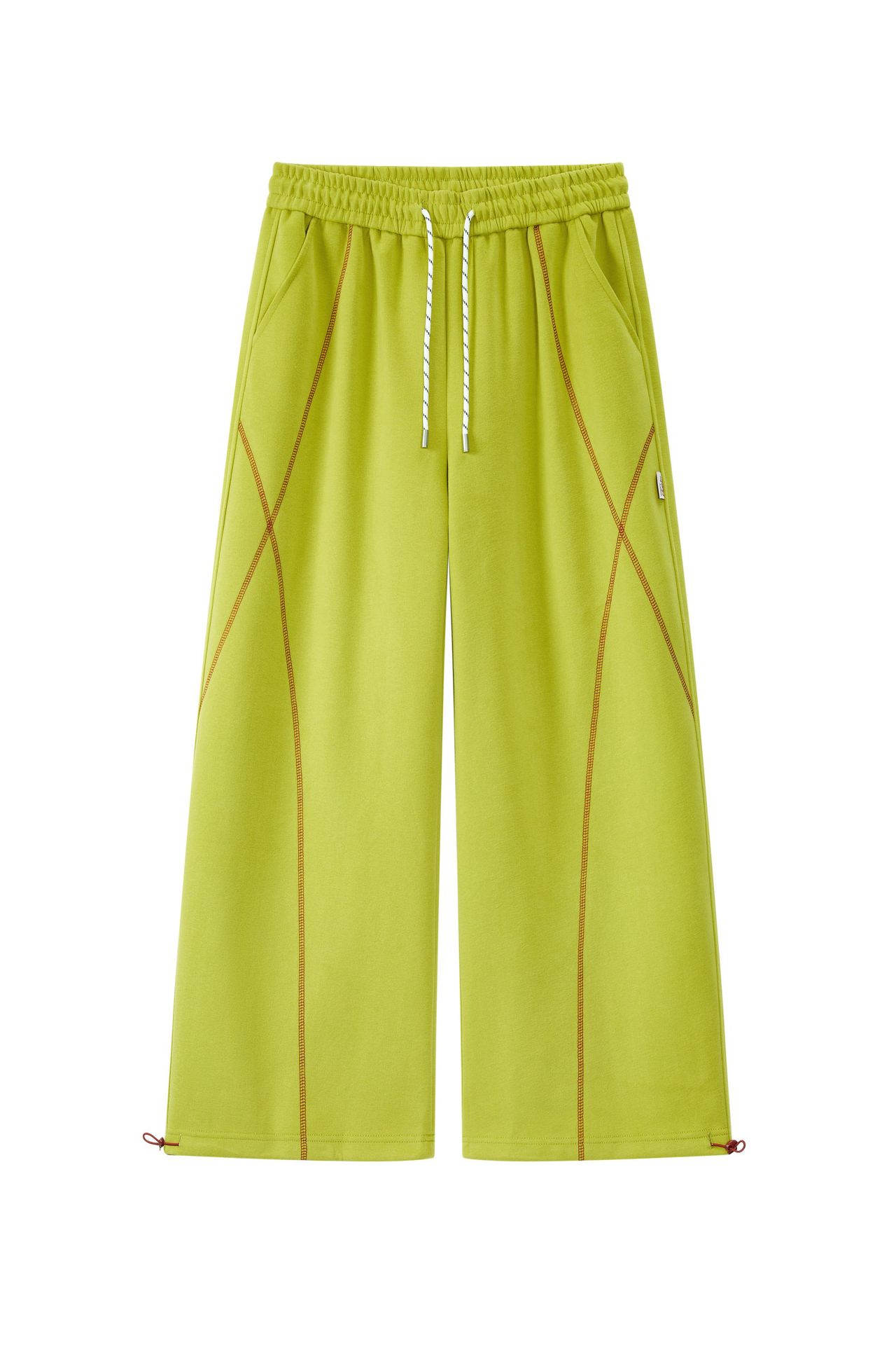 Loose straight leg pants and wide leg sports pants