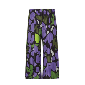 Men's Summer All-Match Wide Leg Pants Casual Wide Hip Hop Pleated Cropped