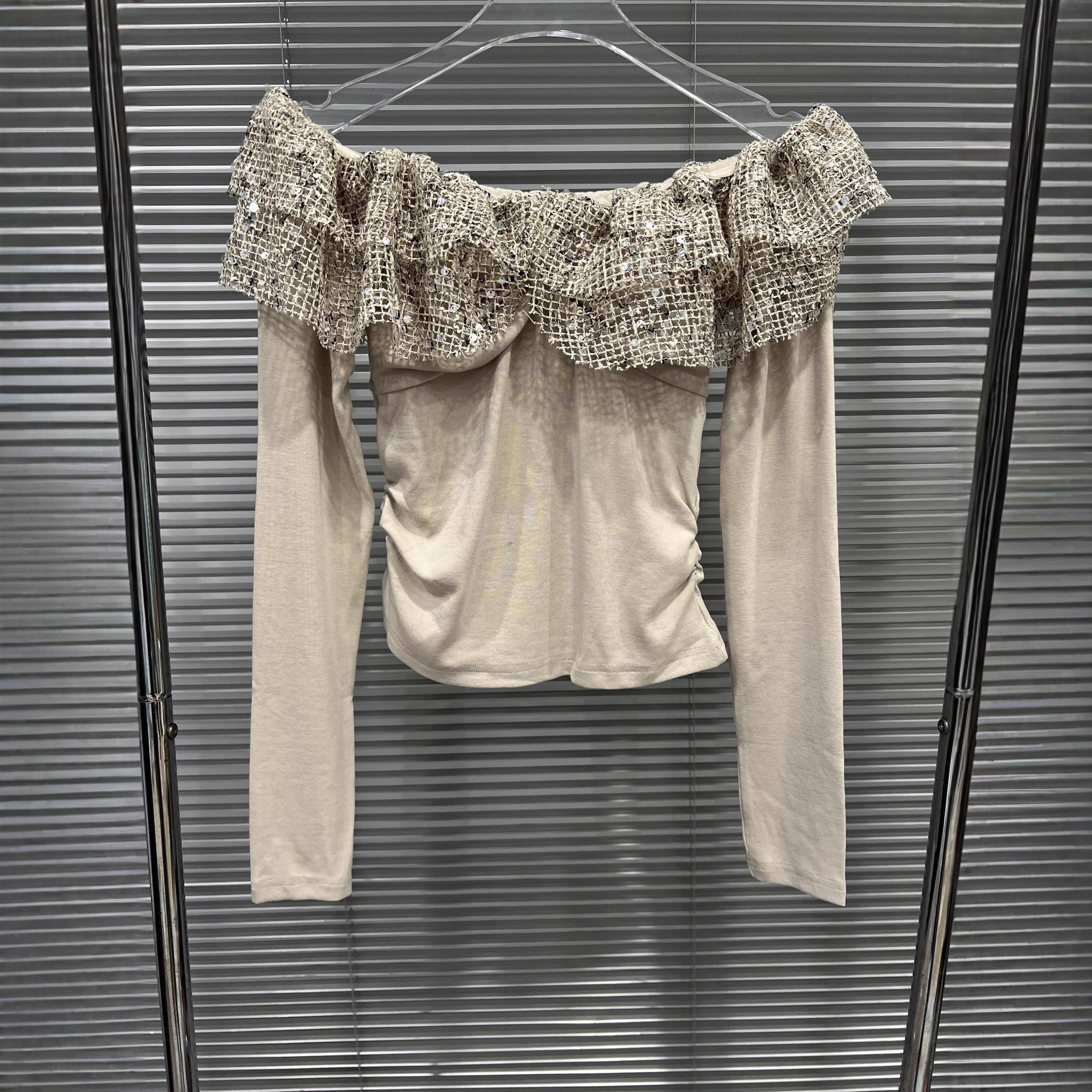 Minimally designed long sleeved top with a base layer for women - Image 2