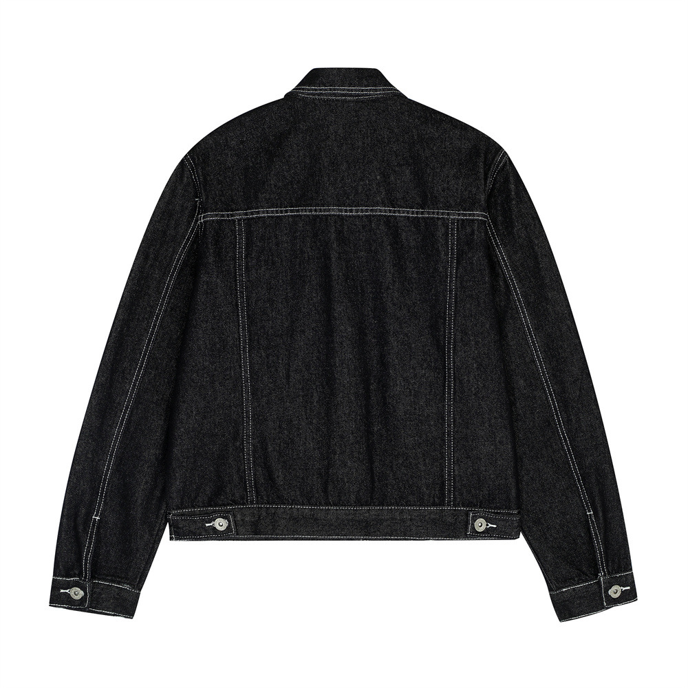 Urban Street Style Men's Jacket, Turn-Down Collar, Multi-Pocket Workwear Jacket, Loose Fit, Trendy Brand, Men's Outerwear - Image 5